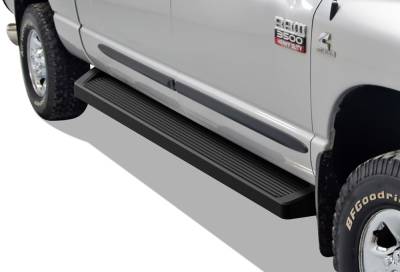 APS - APS IRunning Running Boards Black for 09-18 RAM 1500/HD Crew IB04RBJ8B
