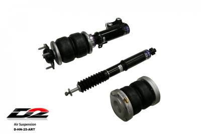 D2 Racing - D2 Racing D-HN-25-ART Air Struts for 12-15 Honda Civic/13-15 Acura ILX FWD