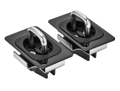 SpeedStrap - SpeedStrap 5068 Gunmetal Flush Fit Retractable Tie-Down Anchors for 95+ Dodge