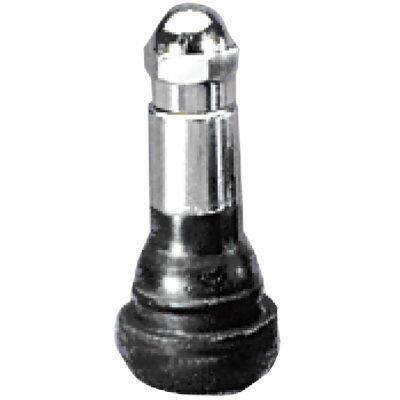 Wheel Vintiques - Wheel Vintiques 5006 1.25" TR413CH Rubber Valvestem w/Chrome