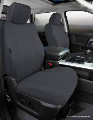 FIA - FIA DT77-37 BLACK DT70 Series Dura-Tech Nylon Custom Fit Black Front Seat Cover