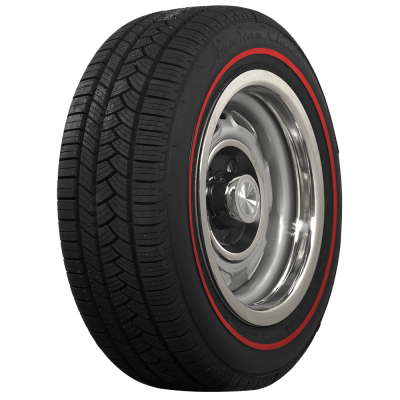 Coker - Coker 5797658 P215/60R15 American Classic 3/8" Red