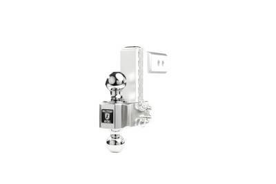 BulletProof Hitches - BulletProof AL254 Medium Duty 2.5" Shank 4" Drop/Rise Aluminum Hitch