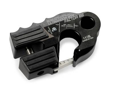 Factor 55 - Factor 55 00275-04 ULTRAHOOK XTV WINCH HOOK w/SHACKLE MOUNT BLACK