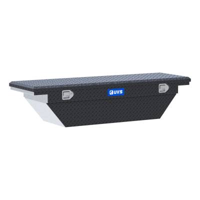 UWS - UWS EC50005 Matte Black Aluminum 63" Angled Crossover Box w/Low Profile Heavy Pa