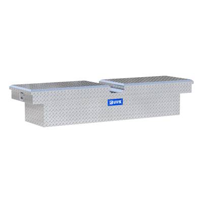 UWS - UWS EC50009 Bright Aluminum 72" Gull Wing Crossover Truck Tool Box Heavy Packagi