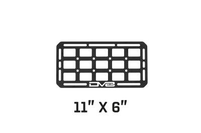 DV8 Offroad - DV8 Offroad UNMP-03 Universal 11" x 6" MOLLE Panel