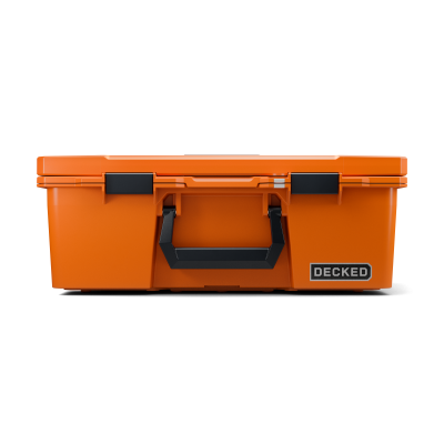 DECKED - DECKED A0020-HRAK-ORG Halfrack 32 D-Co Case Blaze Orange w/Black Latches