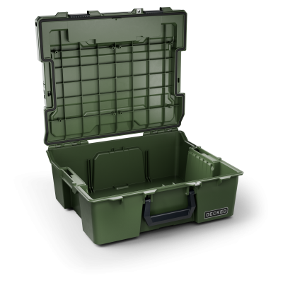 DECKED - DECKED A0020-HRAK-GRN Halfrack 32 D-Co Case Ranger Green w/Black Latches