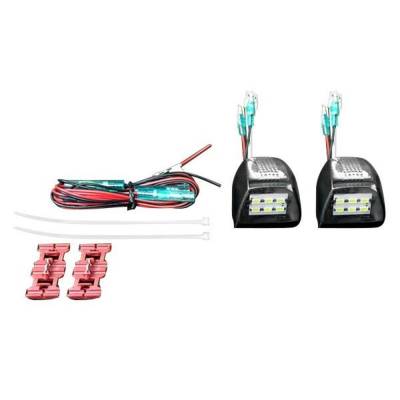 Recon - Recon 264904 LED License Plate Illumination Kit White 07-13 Silverado/Sierra