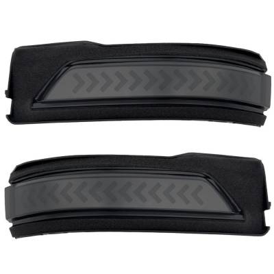 Recon - Recon 264246BKS LED Side Mirror Lenses Smoked/Amber for 19-24 RAM Trucks