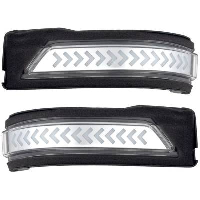 Recon - Recon 264246CLS LED Side Mirror Lenses Clear/Amber for 19-24 RAM Trucks