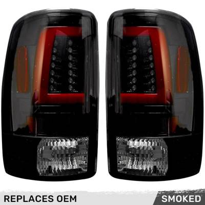 Recon - Recon 264377BK OLED Tail Lights Smoked Lens 00-06 Tahoe/Suburban/Yukon/XL