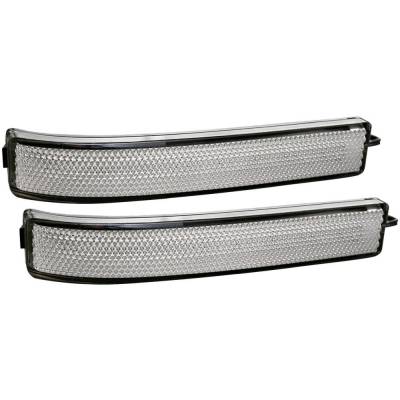 Recon - Recon 264241WHCL LED Side Mirror Lenses Clear/White 09-14 Ford F150/Raptor