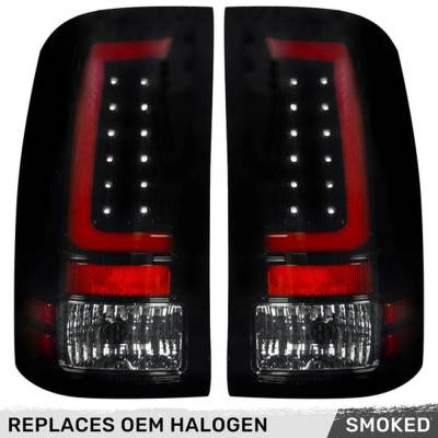 Recon - Recon 264389BK OLED Tail Lights Smoked Lens 07-13 GMC Sierra
