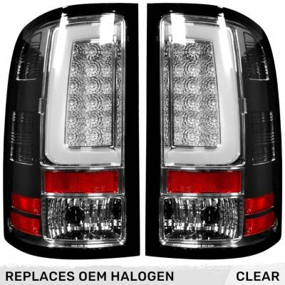Recon - Recon 264389CL OLED Tail Lights Clear Lens 07-13 GMC Sierra