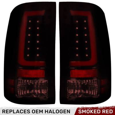 Recon - Recon 264389RBK OLED Tail Lights Red Smoked Lens 07-13 GMC Sierra