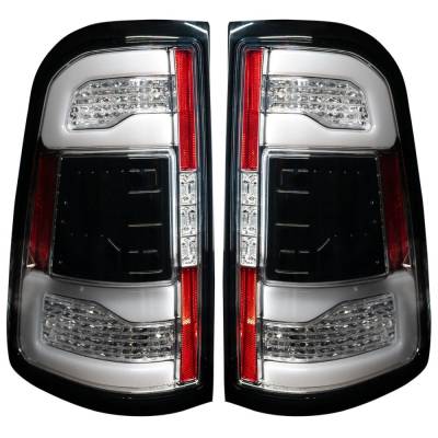 Recon - Recon 264338LEDCL OLED Tail Lights Clear Lens For19-23 RAM 1500
