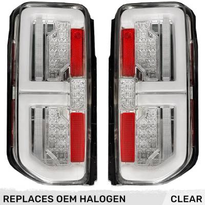 Recon - Recon 264279CL OLED Tail Lights Clear Lens 21-24 Ford Bronco