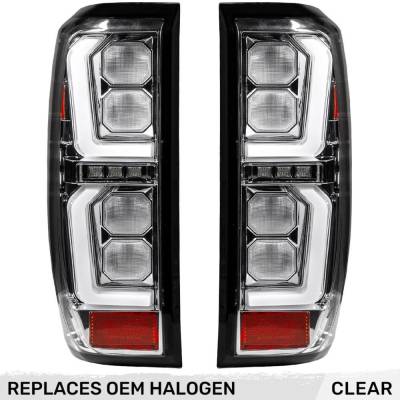 Recon - Recon 264398CL OLED Tail Lights Clear Lens 19-25 GMC Sierra 1500/HD