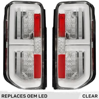 Recon - Recon 264279LEDCL OLED Tail Lights Clear Lens 21-24 Ford Bronco