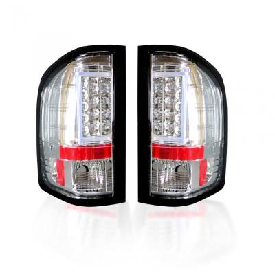 Recon - Recon 264291CL OLED Tail Lights Clear Lens 07-13 Silverado 1500/HD