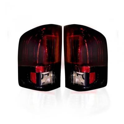 Recon - Recon 264291RBK OLED Tail Lights Red Smoked Lens 07-13 Silverado 1500/HD