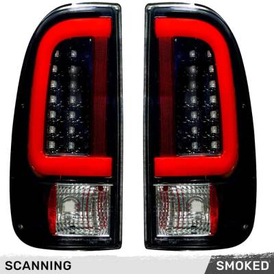 Recon - Recon 264293BKS OLED Tail Lights Smoked Lens 08-16 Ford Super Duty
