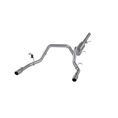 MBRP Exhaust - MBRP Exhaust S5084AL 3" Cat-Back 2.5" Dual Split Rear Exit AL