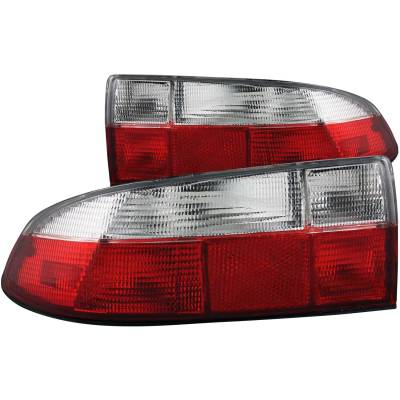 Anzo USA - Anzo USA Chrome Euro Red/Clear Lens Taillight Set BMW Z3 221131