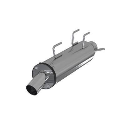 MBRP Exhaust - MBRP Exhaust AT-9527PT Perf Series Slip-On Exhaust for 10-17 Polaris Ranger