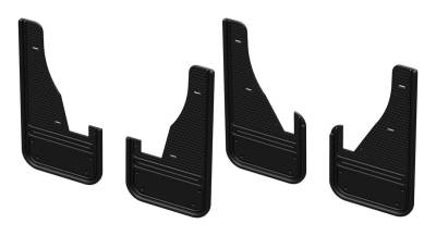 Gatorback - Gatorback GCR207K-BK 12" Black Front/Rear Mud Flap Set for Chevy Trailblazer