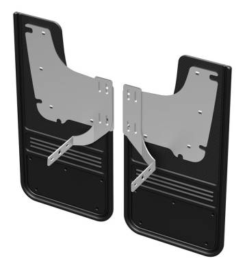 Gatorback - Gatorback GCR48F-0 12" Black Front Mud Flaps for Ford Super Duty