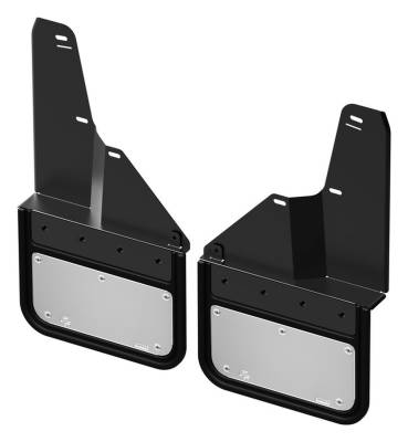 Gatorback - Gatorback GCAA200F-SS 12" Black Front Mud Flaps for GMC Sierra HD