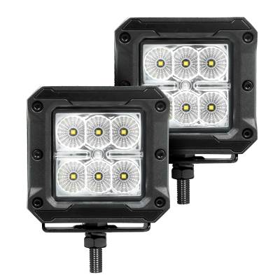 Go Rhino - Go Rhino 751803023FCS Bright Series LED Flood Light Kit