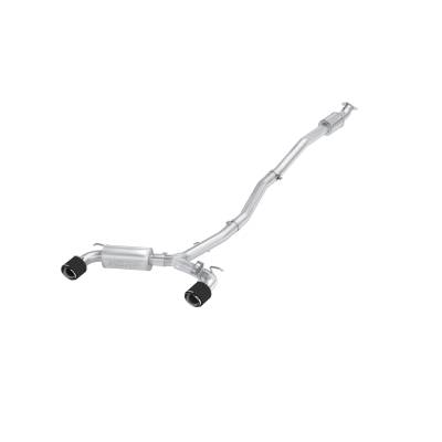 MBRP Exhaust - MBRP Exhaust S47093CF 3" Cat-Back Dual Split Rear Exit Active T304 w/CF Tips