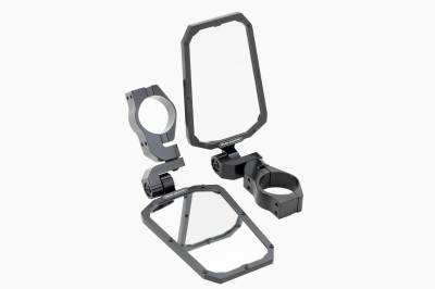 Rough Country Suspension Systems - Rough Country 99209 Universal Side View Mirrors for 1.5"-2" Tube Pair