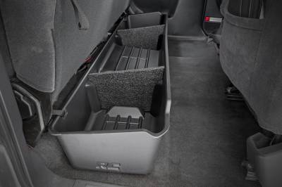 Rough Country Suspension Systems - Rough Country RC09021 Rear Underseat Storage Bin for 99-06 Silverado/Sierra Ext