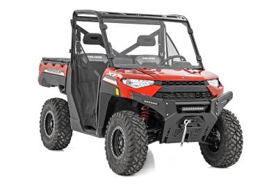 Rough Country Suspension Systems - Rough Country Front Winch Mount Kit Black for Polaris Ranger XP 1000 93036