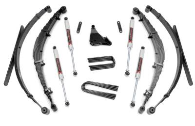 Rough Country Suspension Systems - Rough Country 50140 4" Suspension Lift Kit for 99-04 Super Duty V10/Dsl 4WD