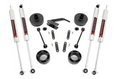 Rough Country Suspension Systems - Rough Country 65740 2.5" Suspension Lift Kit for 07-18 Jeep Wrangler JK 4WD