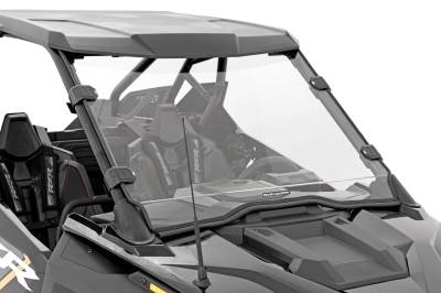 Rough Country Suspension Systems - Rough Country Front UTV Full Windshield for Polaris RZR Pro/Turbo R 98102010