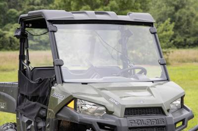 Rough Country Suspension Systems - Rough Country Front UTV Full Windshield for Polaris Ranger 500/570 98152010