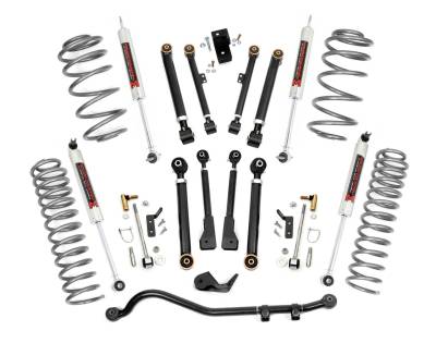 Rough Country Suspension Systems - Rough Country 61240 2.5" M1 Suspension Lift Kit for 97-06 Jeep Wrangler TJ 4WD