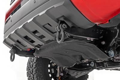 Rough Country Suspension Systems - Rough Country Front Tow Hook/D-Ring Kit Black for 24-25 Toyota Tacoma 73126