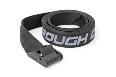 Rough Country Suspension Systems - Rough Country 117702A 1" x 9' Cam Lock Tie Down Strap Black EACH