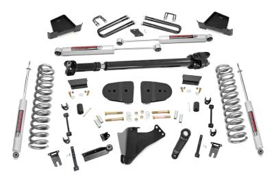 Rough Country Suspension Systems - Rough Country 41930 6" Lift Kit w/o OVLD for 23-26 Ford F250/F350 SD Gas 4WD