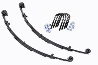 Rough Country Suspension Systems - Rough Country 8057Kit Front Leaf Spring 4" Lift for 99-04 Ford F250/F350 SD 4WD
