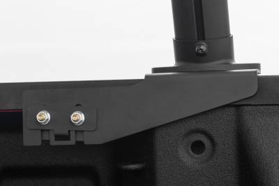 Rough Country Suspension Systems - Rough Country Universal Clamp-On Bed Rack Mount Kit Black 99078