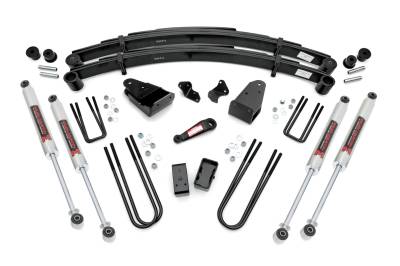 Rough Country Suspension Systems - Rough Country 490-87UP40 4" Suspension Lift Kit for 87-96 Ford F250 4WD